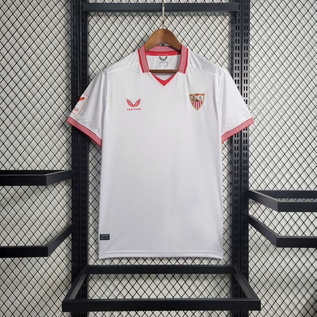 Sevilla 23-24 Home Stadium Jersey - Fans Version - SOCCERDEALSHOP