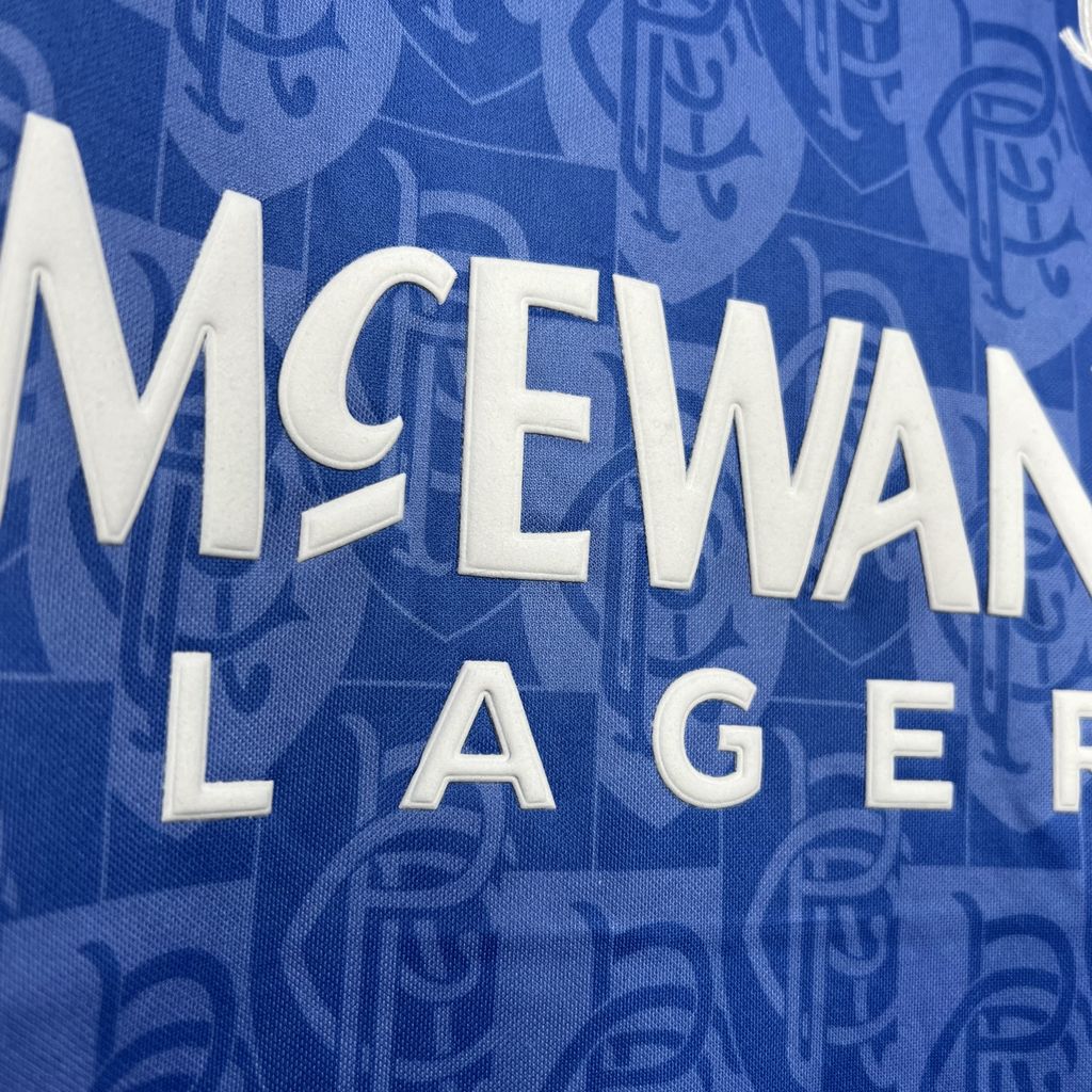 Retro Glasgow Rangers 1996-97 Home Stadium Jersey - SOCCERDEALSHOP