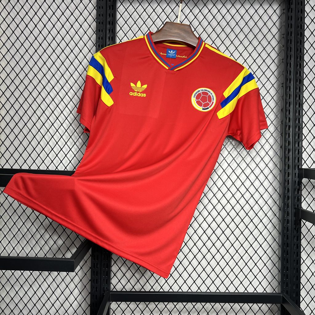 Retro Colombia 1990 Away Jersey - SOCCERDEALSHOP