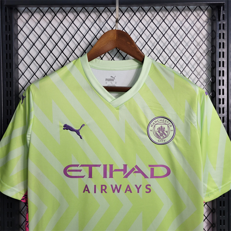 Manchester City 23/24 Goalkeeper Jersey - Fans Version - SOCCERDEALSHOP