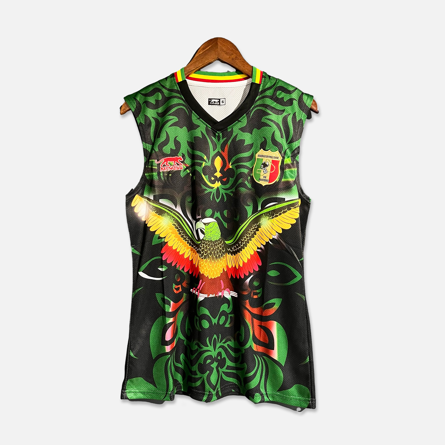 Mali 23-24 Training Vest - Black & Green - SOCCERDEALSHOP