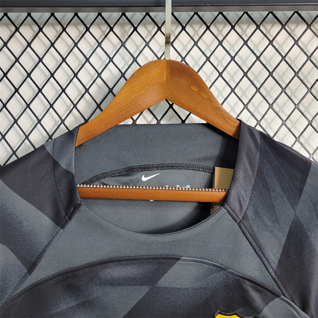 B.A.R.S.A 23/24 Black Goalkeeper Jersey - Fans Version - SOCCERDEALSHOP