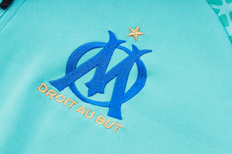 Marseille 23-24 Long Sleeve Training Set -Light Blue - SOCCERDEALSHOP