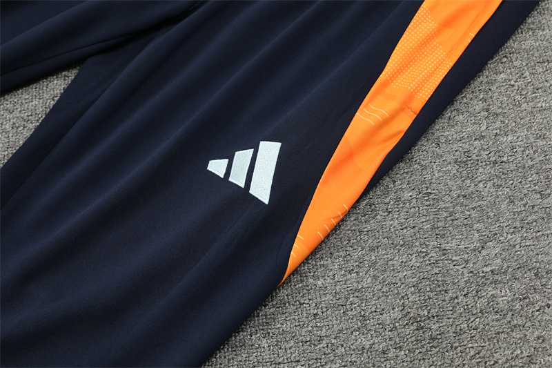 Real Madrid 24-25 Long Sleeve Training Set - White - SOCCERDEALSHOP