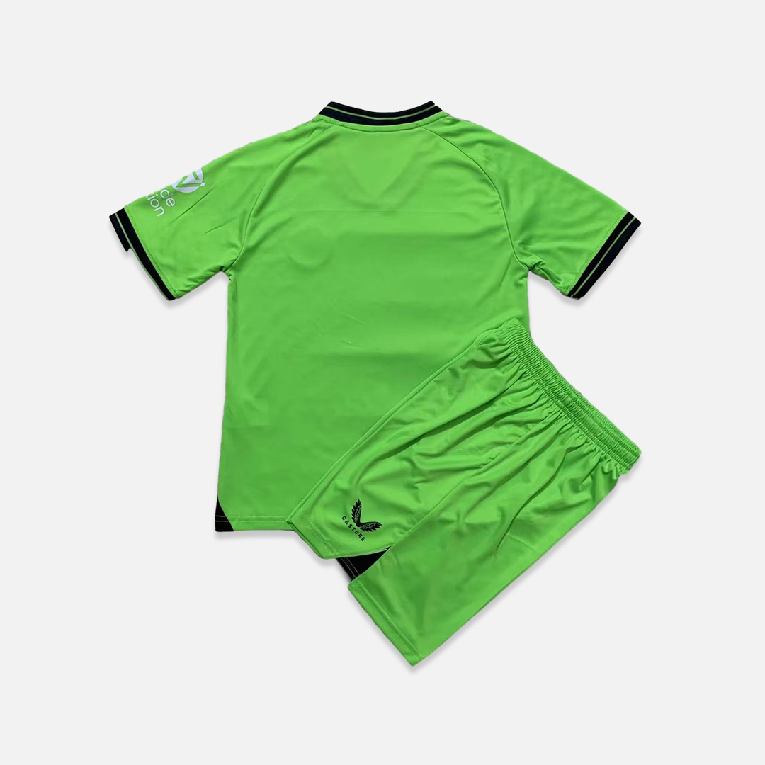 Aston Villa 23-24 Green Goalkeeper Jersey Set - Fans Version - SOCCERDEALSHOP