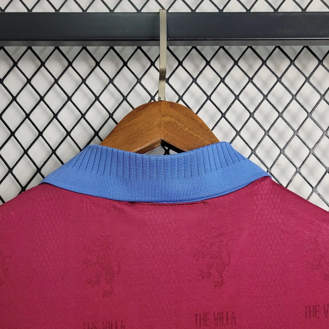 Retro Aston Villa 1995-97 Home Stadium Jersey - SOCCERDEALSHOP