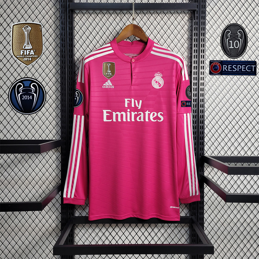Retro Real Madrid 14-15 Away Stadium Long Sleeve Jersey - SOCCERDEALSHOP