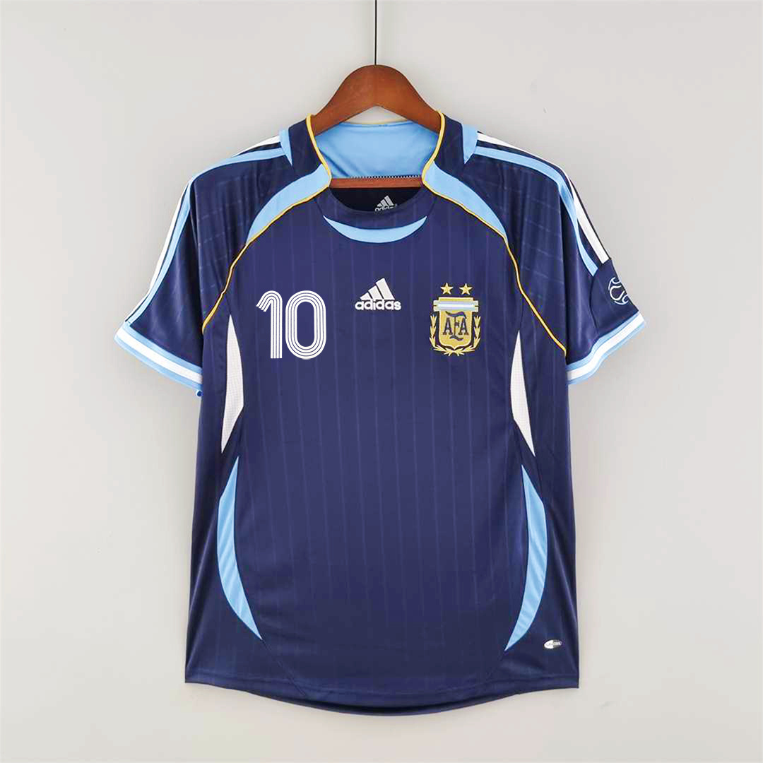 Retro Argentina 2006 Away Stadium Jersey - SOCCERDEALSHOP