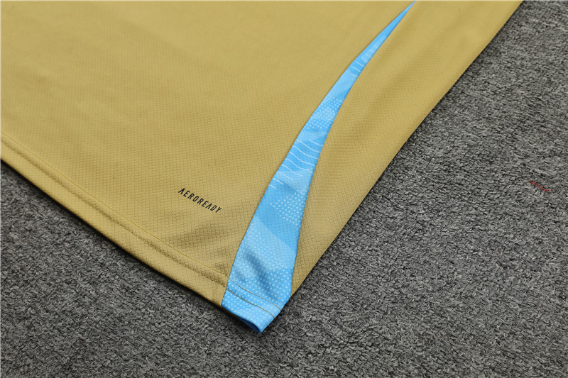 Argentina 2024 Short-Sleeve Training Set - Gold - SOCCERDEALSHOP