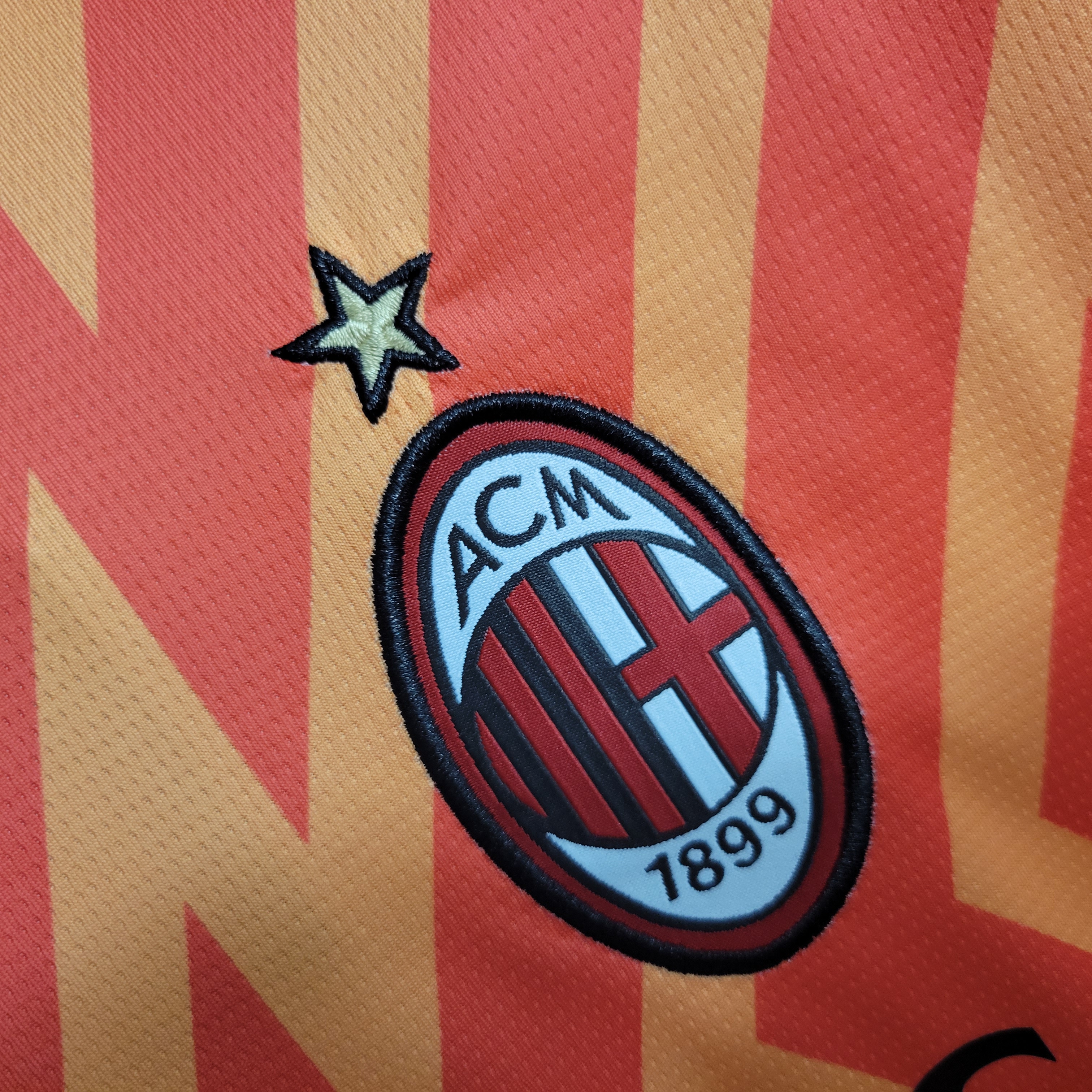 AC Milan 23-24 Orange Goalkeeper Jersey - Fans Version - SOCCERDEALSHOP