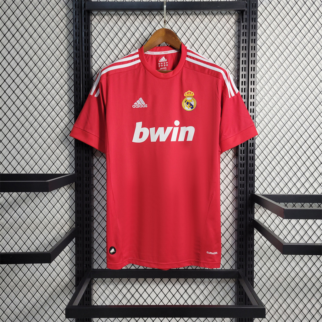 Real Madrid Retro 11-12 Third Red Jersey - SOCCERDEALSHOP