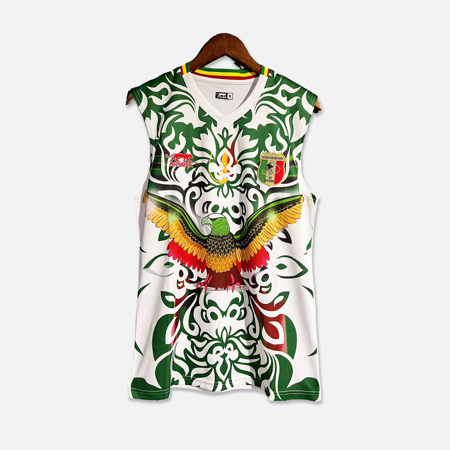 Mali 23-24 Training Vest - White & Green - SOCCERDEALSHOP