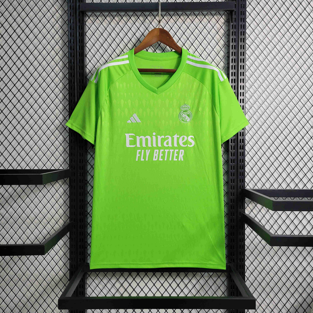 Real Madrid 23/24 Goalkeeper Green Jersey - Fans Version - SOCCERDEALSHOP