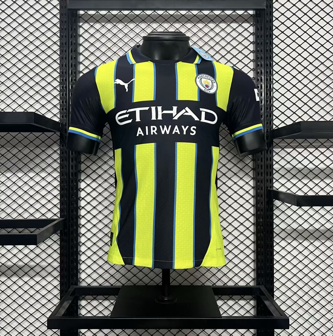 Manchester City 24-25 Away Jersey - Player Version - SOCCERDEALSHOP