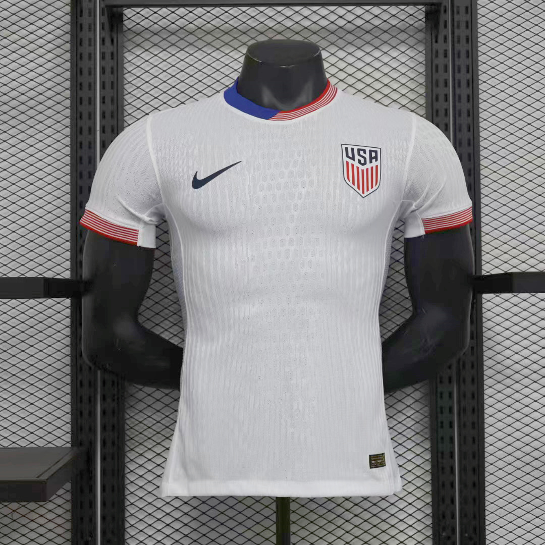 United States USA 2024 Home Stadium Jersey - Player Version - SOCCERDEALSHOP