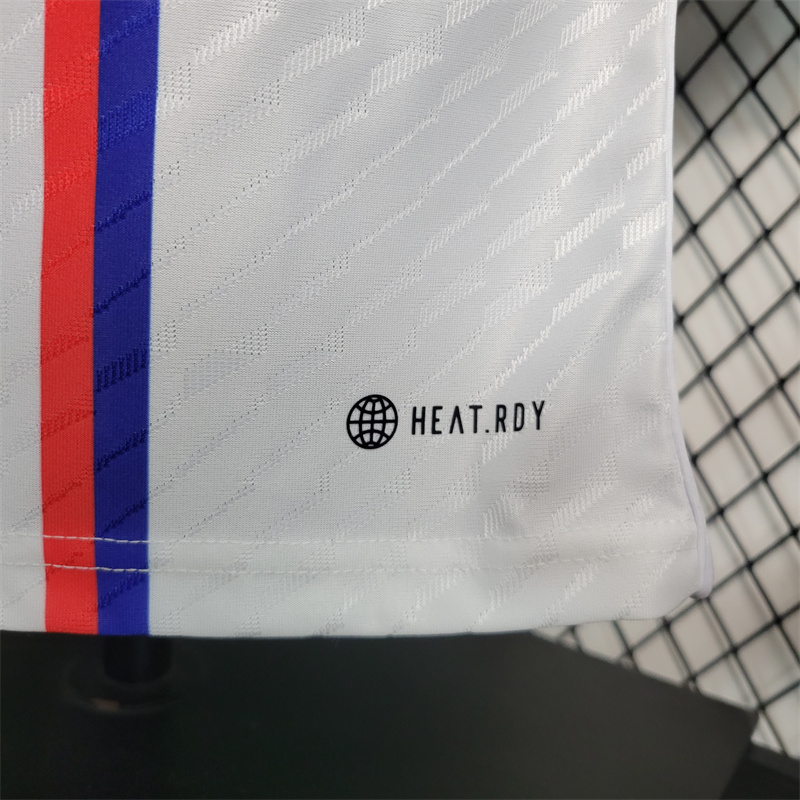 Lyon 23-24 Home Jersey - Player Version - SOCCERDEALSHOP