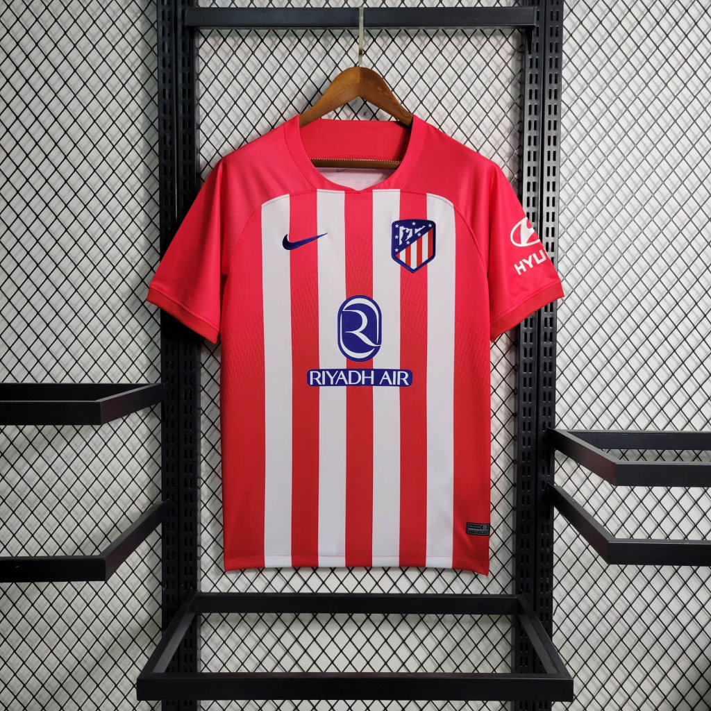 Atletico Madrid 23-24 Home Stadium Jersey - Fans Version - SOCCERDEALSHOP
