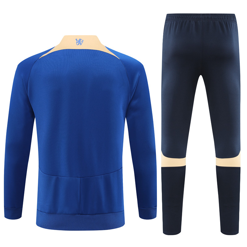 Che 23-24 Jacket Training Tracksuit - Blue - SOCCERDEALSHOP