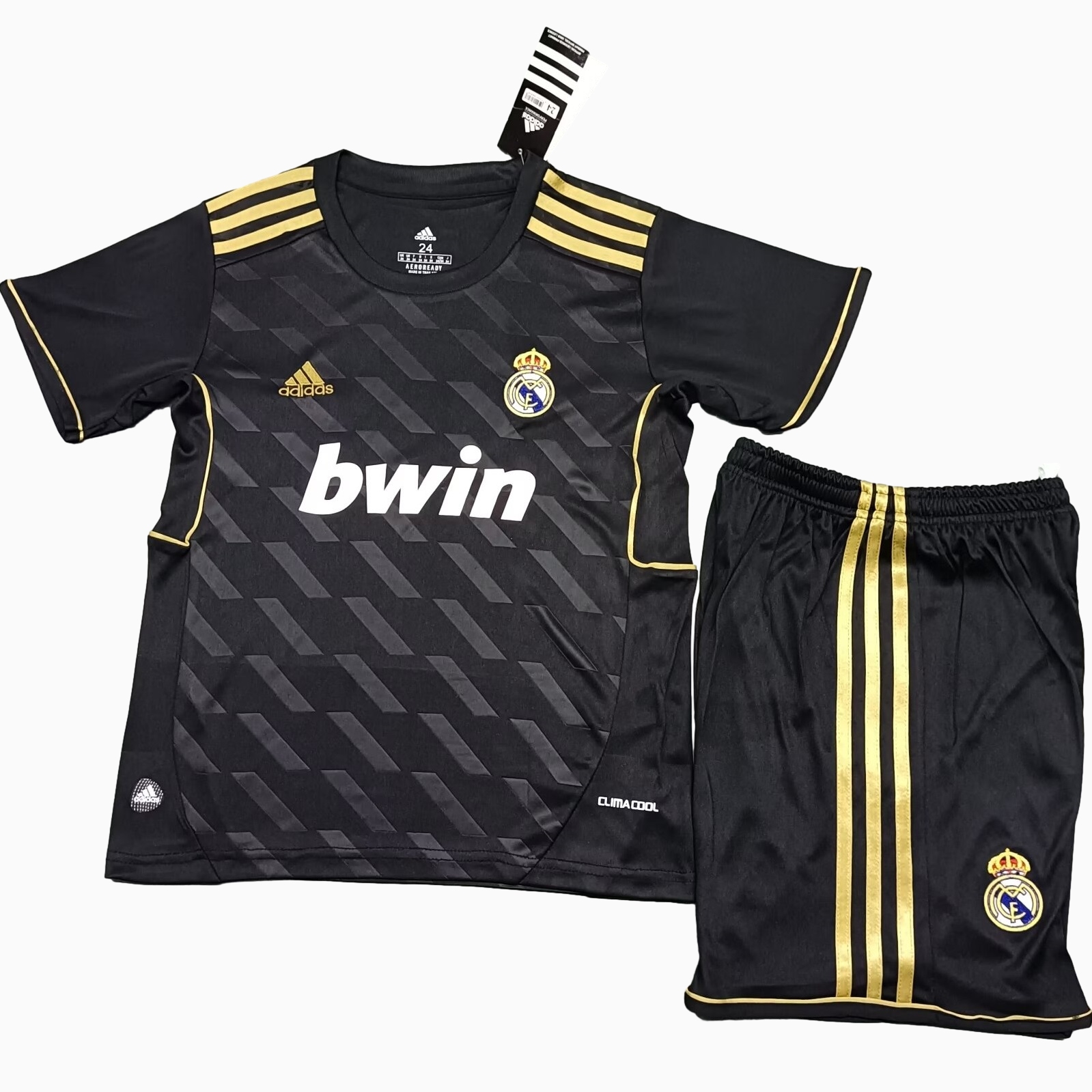 Retro Real Madrid 11-12 Away Stadium Kids Kit - SOCCERDEALSHOP