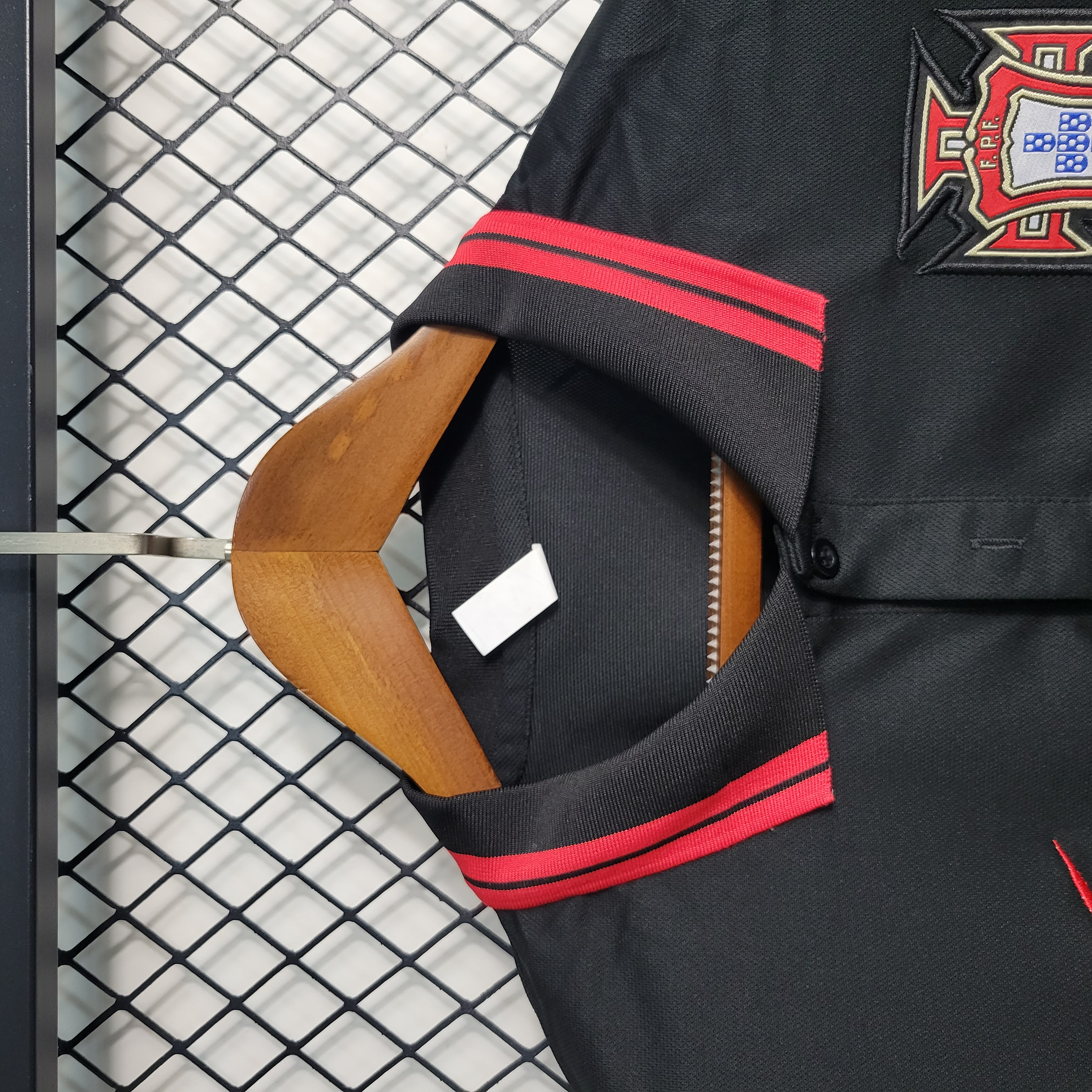 Portugal 23-24 Black Polo Shirt - SOCCERDEALSHOP