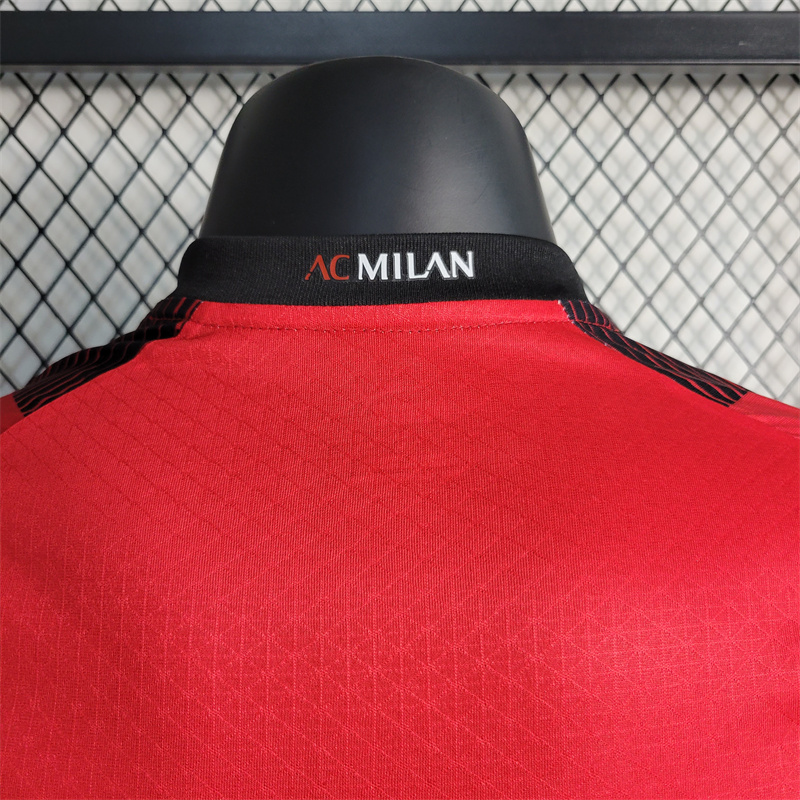 AC Milan 23-24 Home Stadium Jersey - Player Version - SOCCERDEALSHOP