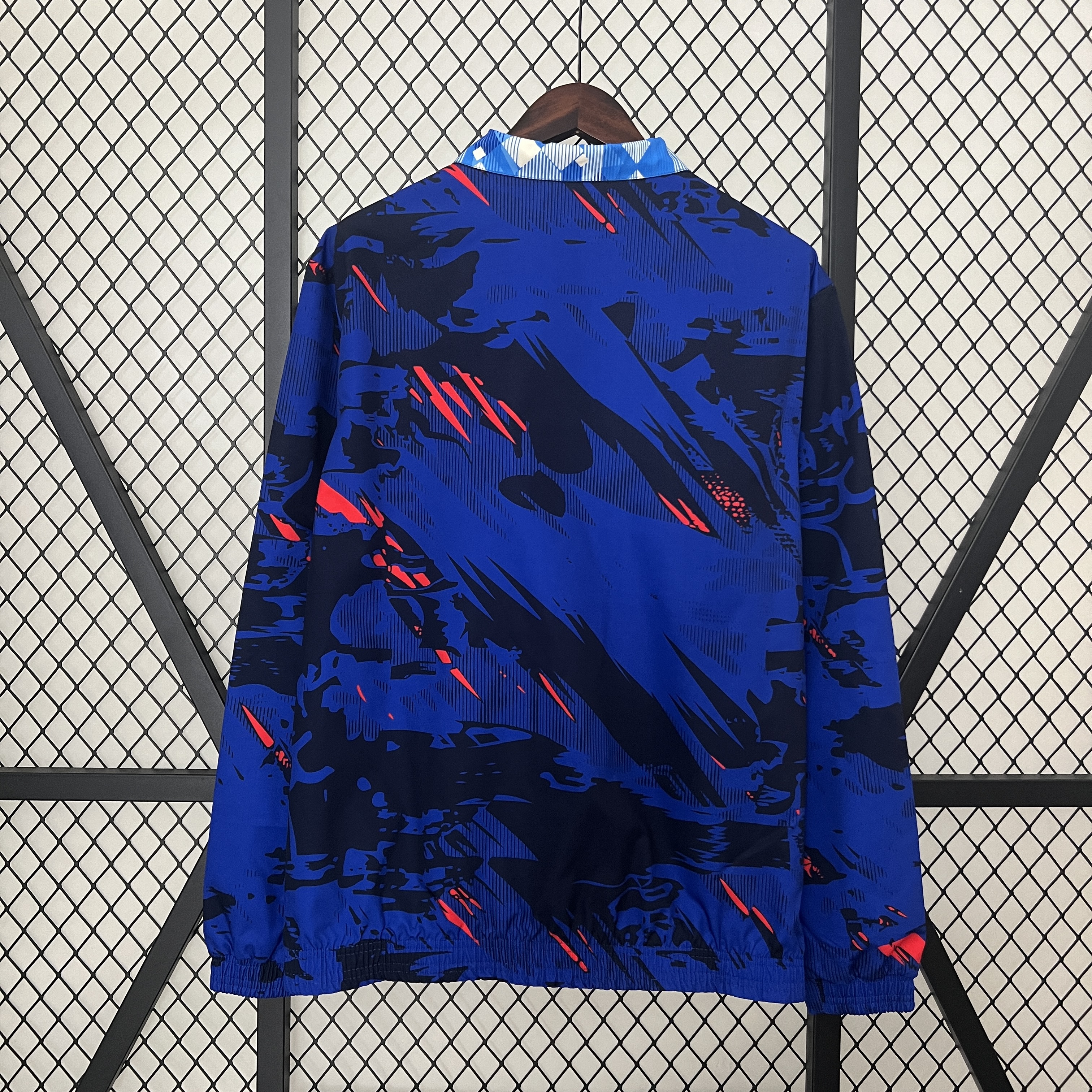 England 2024 Double Sided Reversible Windbreaker - Blue - SOCCERDEALSHOP