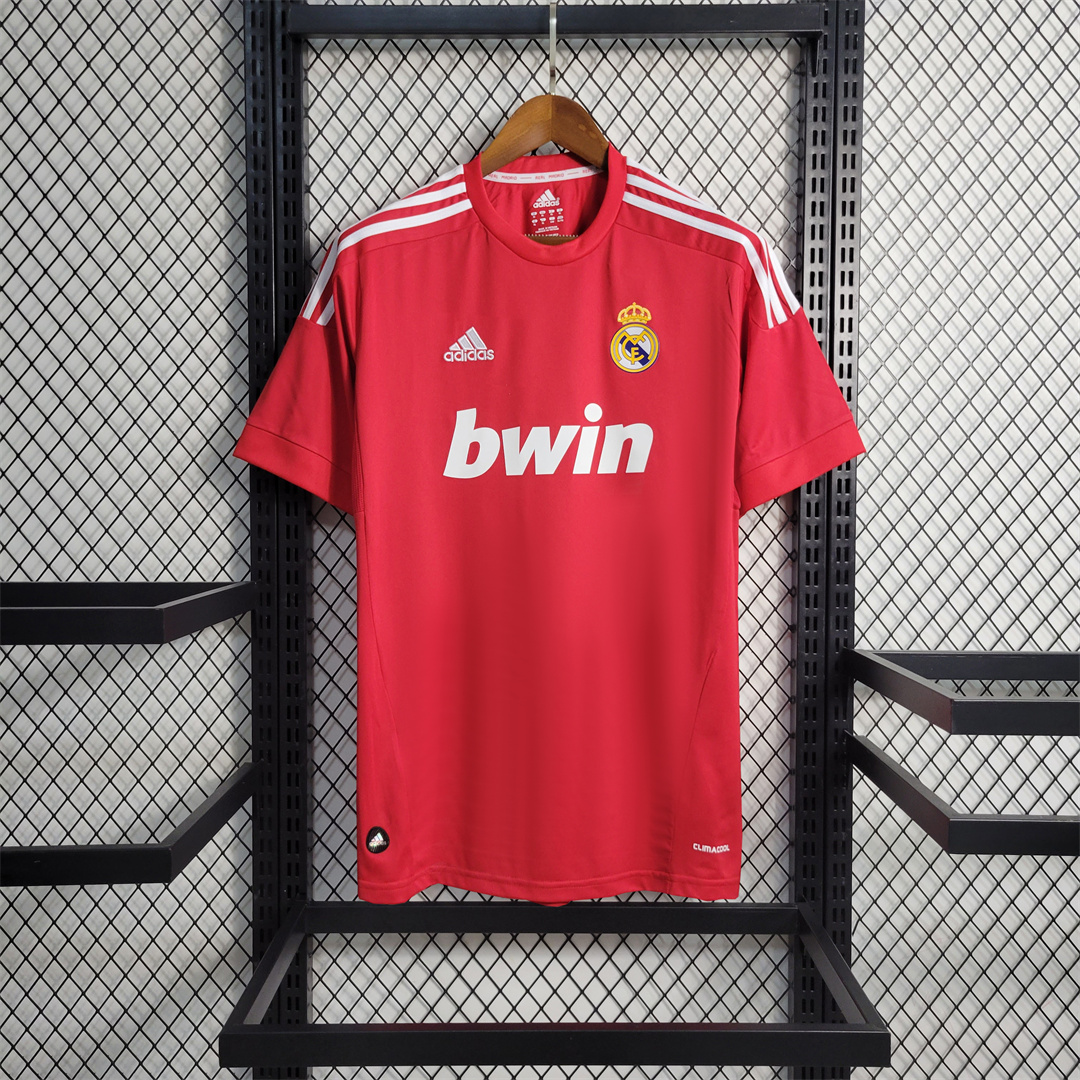 Real Madrid Retro 11-12 Third Red Jersey - SOCCERDEALSHOP