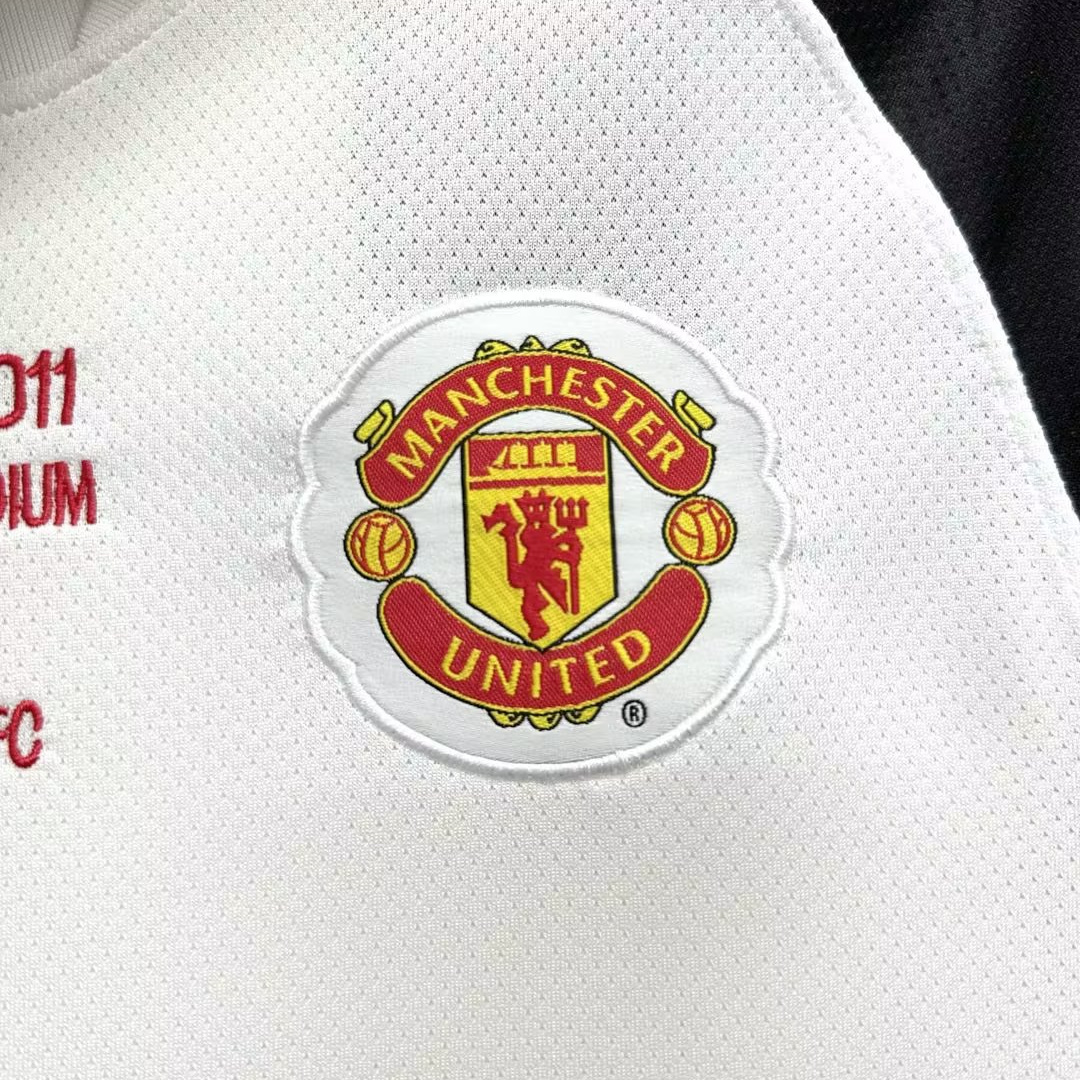 Manchester United Retro 10-11 Away Jersey - Champions League Final Version - SOCCERDEALSHOP