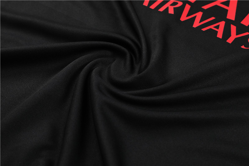 Paris Saint-Germain PSG 23-24 Long Sleeve Training Set -Black and Red - SOCCERDEALSHOP