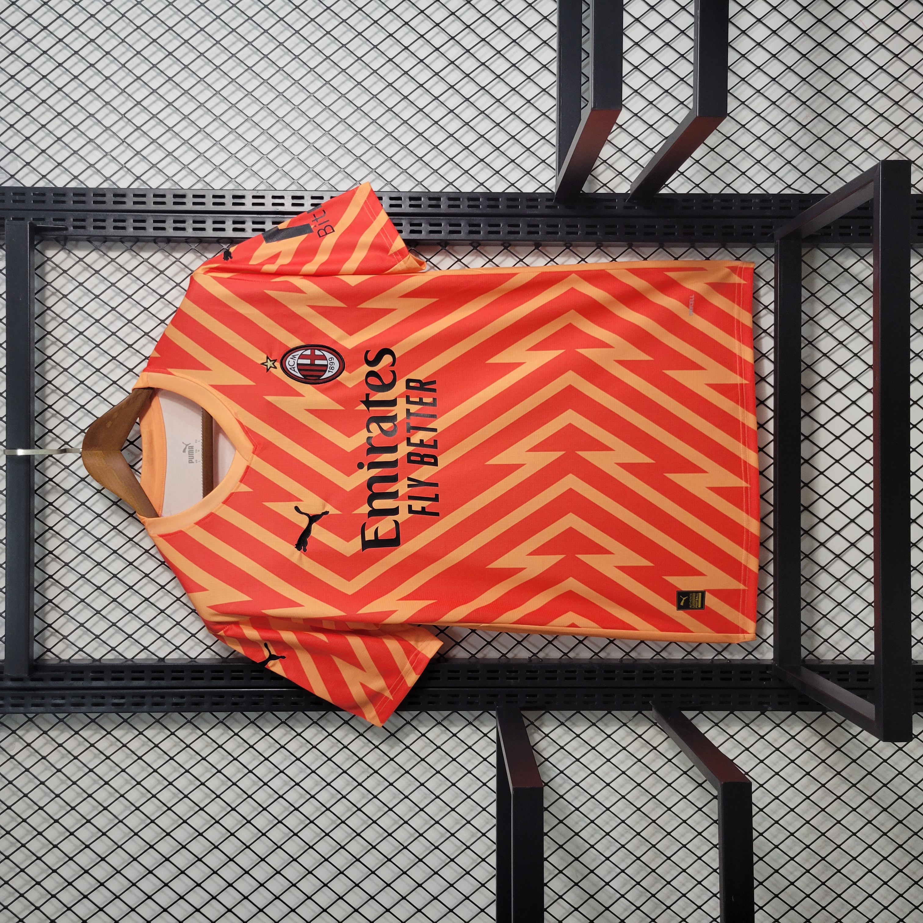 AC Milan 23-24 Orange Goalkeeper Jersey - Fans Version - SOCCERDEALSHOP