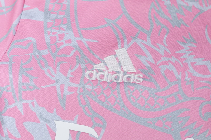 Real Madrid 23-24 Long Sleeve Training Set - Pink - SOCCERDEALSHOP