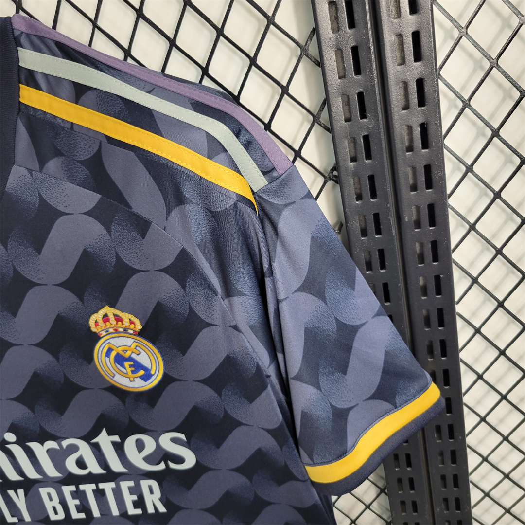 Real Madrid 23/24 Away Blue Jersey - Fans Version - SOCCERDEALSHOP