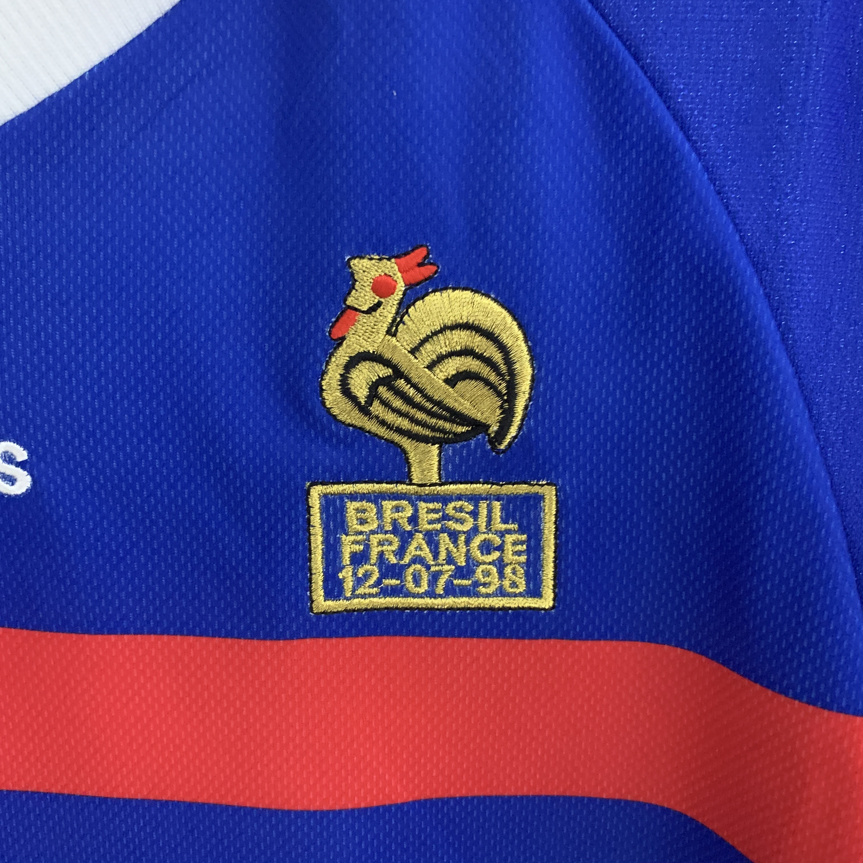 Retro France 1998 Home Stadium Long Sleeve Jersey - SOCCERDEALSHOP