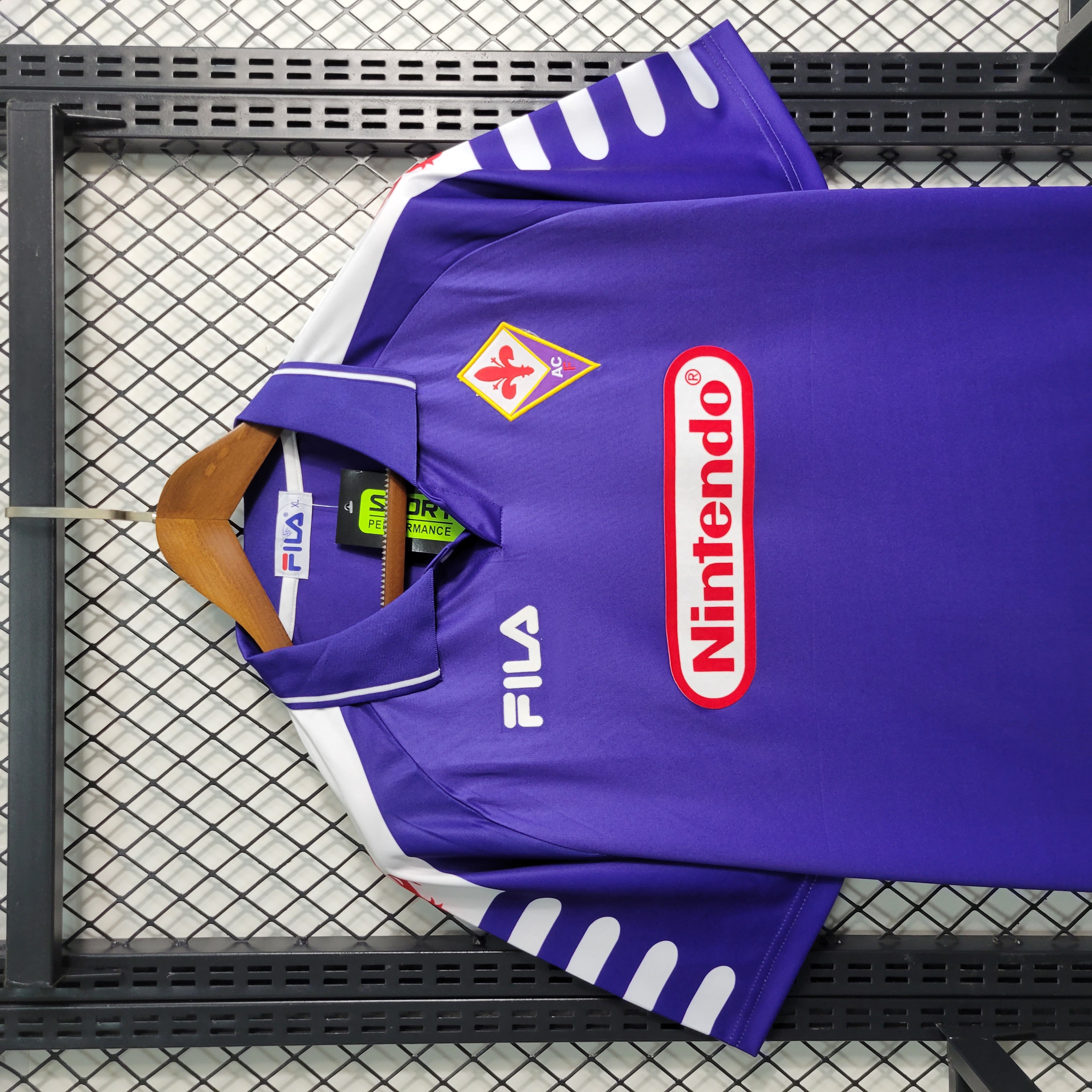 Retro Fiorentina 1998-99 Home Stadium Jersey - SOCCERDEALSHOP