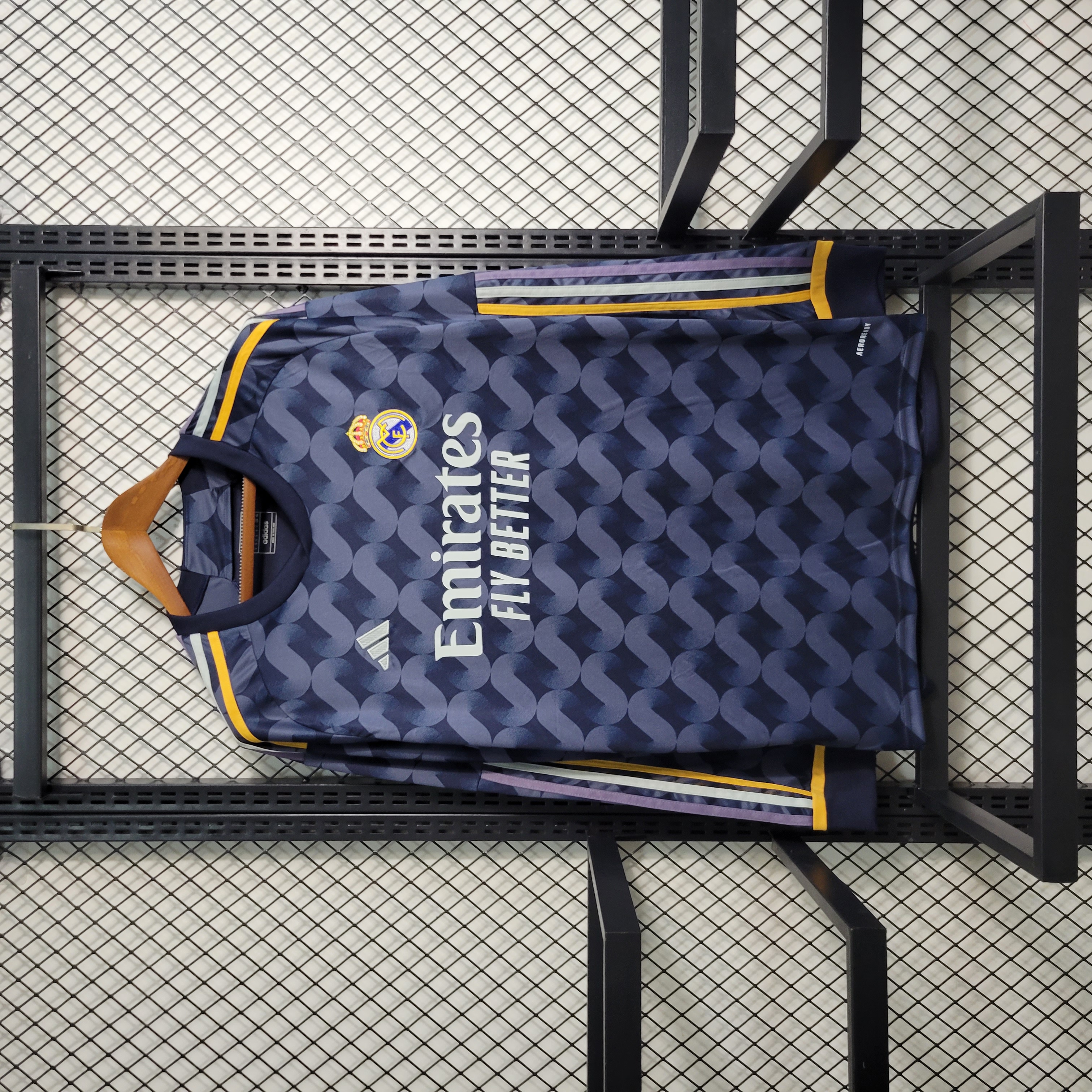 Real Madrid 23-24 Away Long Sleeve Jersey - Fans Version - SOCCERDEALSHOP