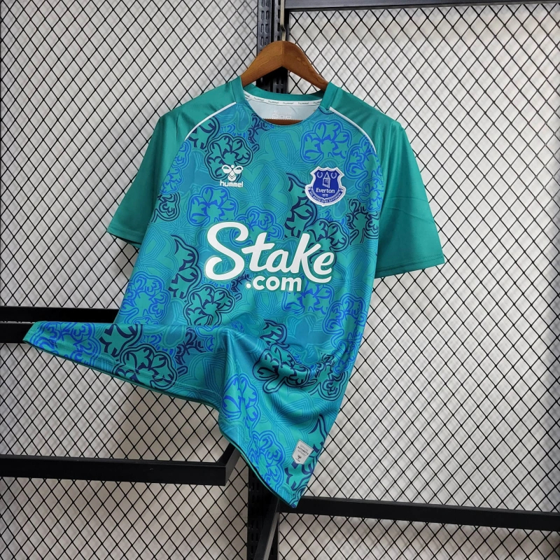 Everton 24-25 Shamrock Pre-match Jersey - Fans Version - SOCCERDEALSHOP