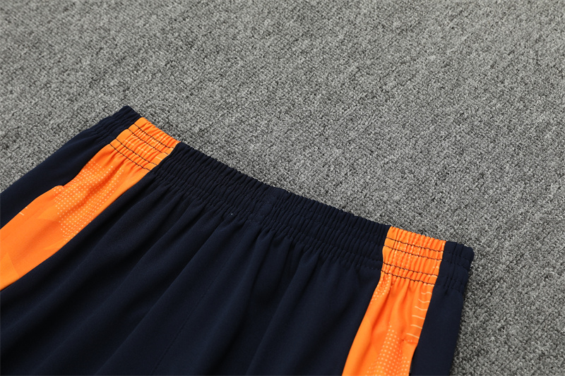 Real Madrid 24-25 Long Sleeve Training Set - Blue & Orange - SOCCERDEALSHOP