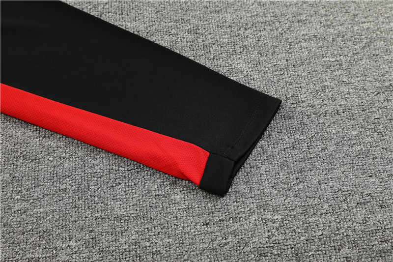 Paris Saint-Germain PSG 23-24 Long Sleeve Training Set -Black and Red - SOCCERDEALSHOP