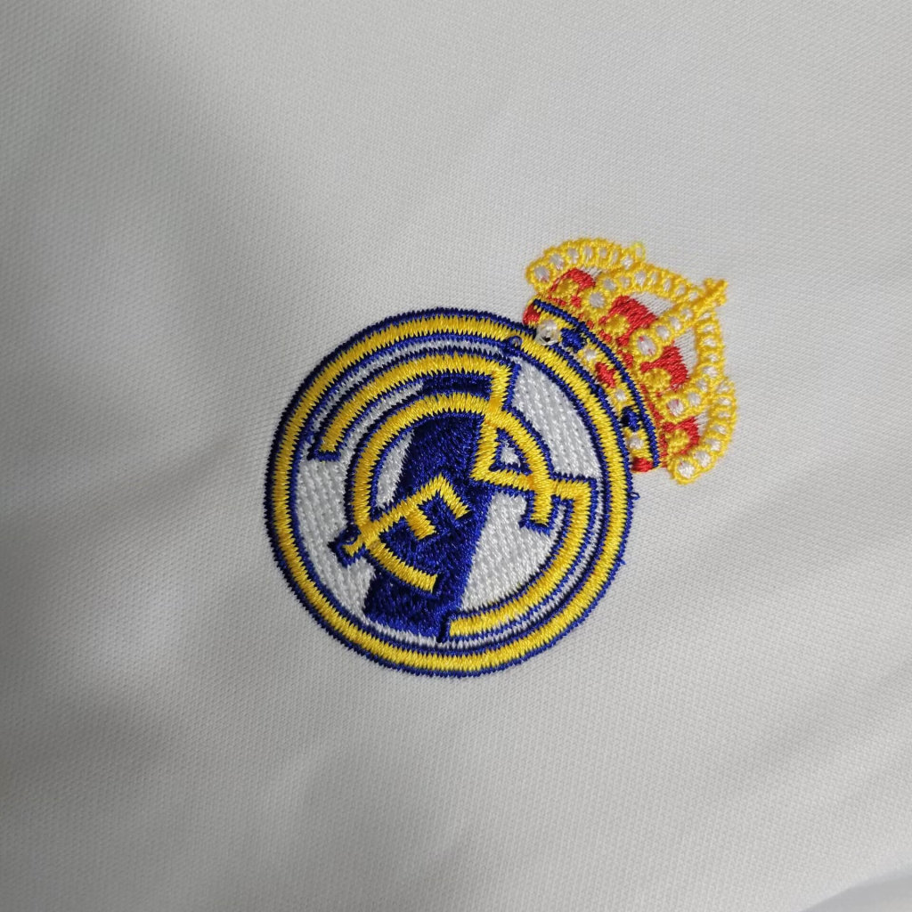 Real Madrid 23-24 Home Stadium Long Sleeve Kids Kit - SOCCERDEALSHOP