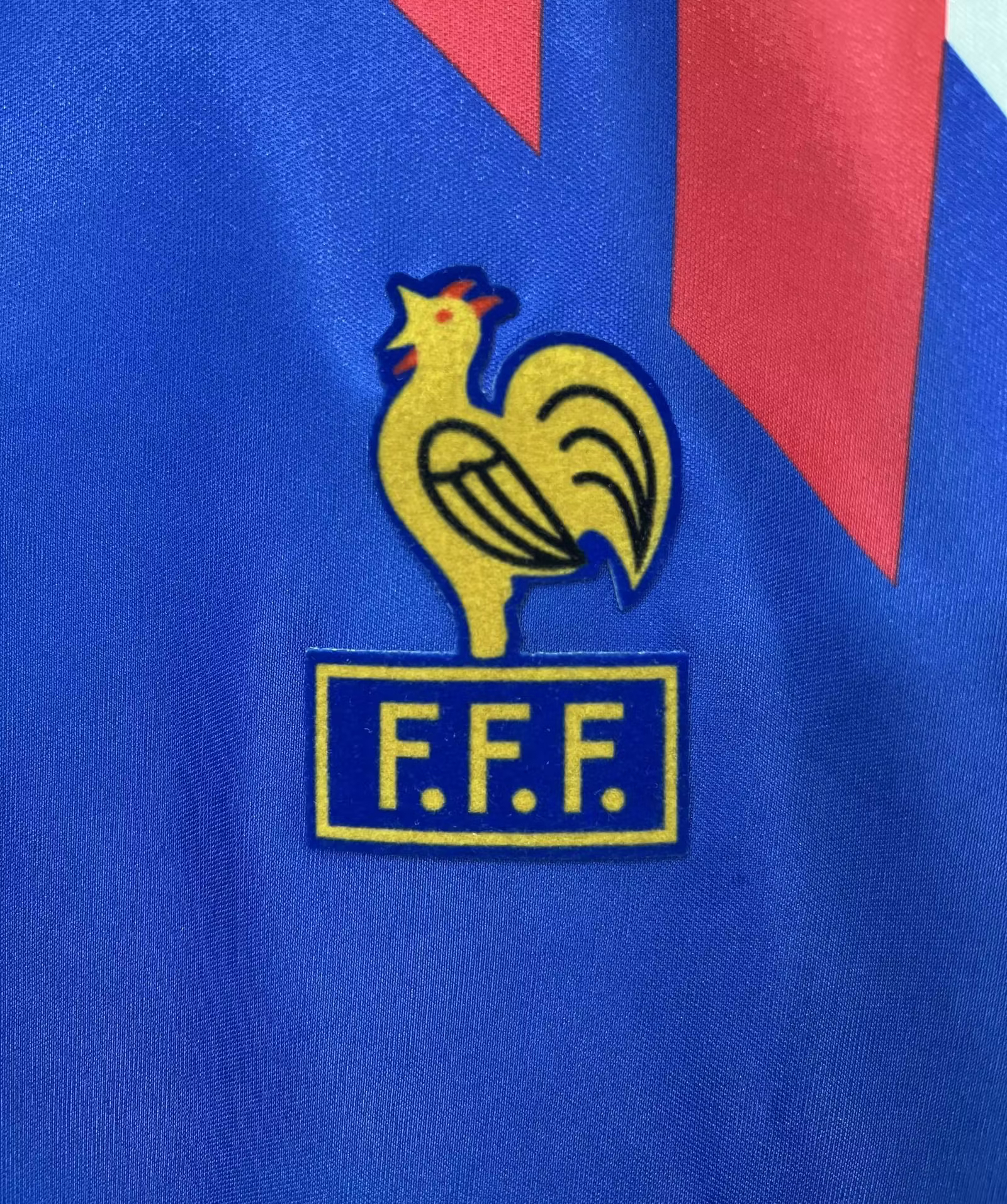 Retro France 1990 Home Stadium Jersey - SOCCERDEALSHOP