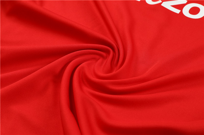 Manchester United 23-24 Kids Long Sleeve Training Set Red - SOCCERDEALSHOP