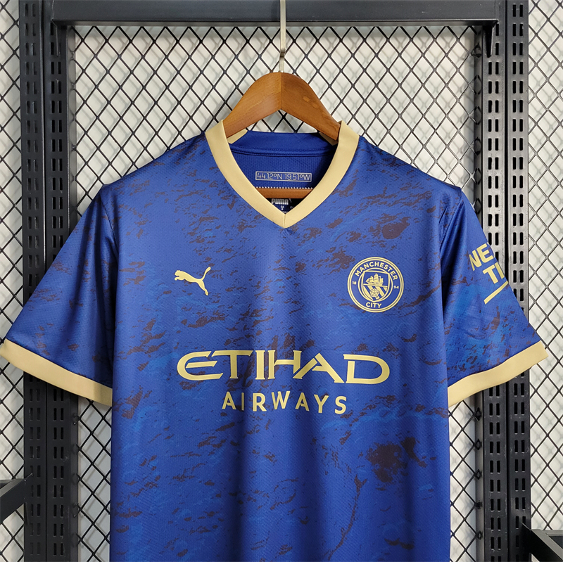 Manchester City 23/24 Blue Jersey - Fans Version - SOCCERDEALSHOP