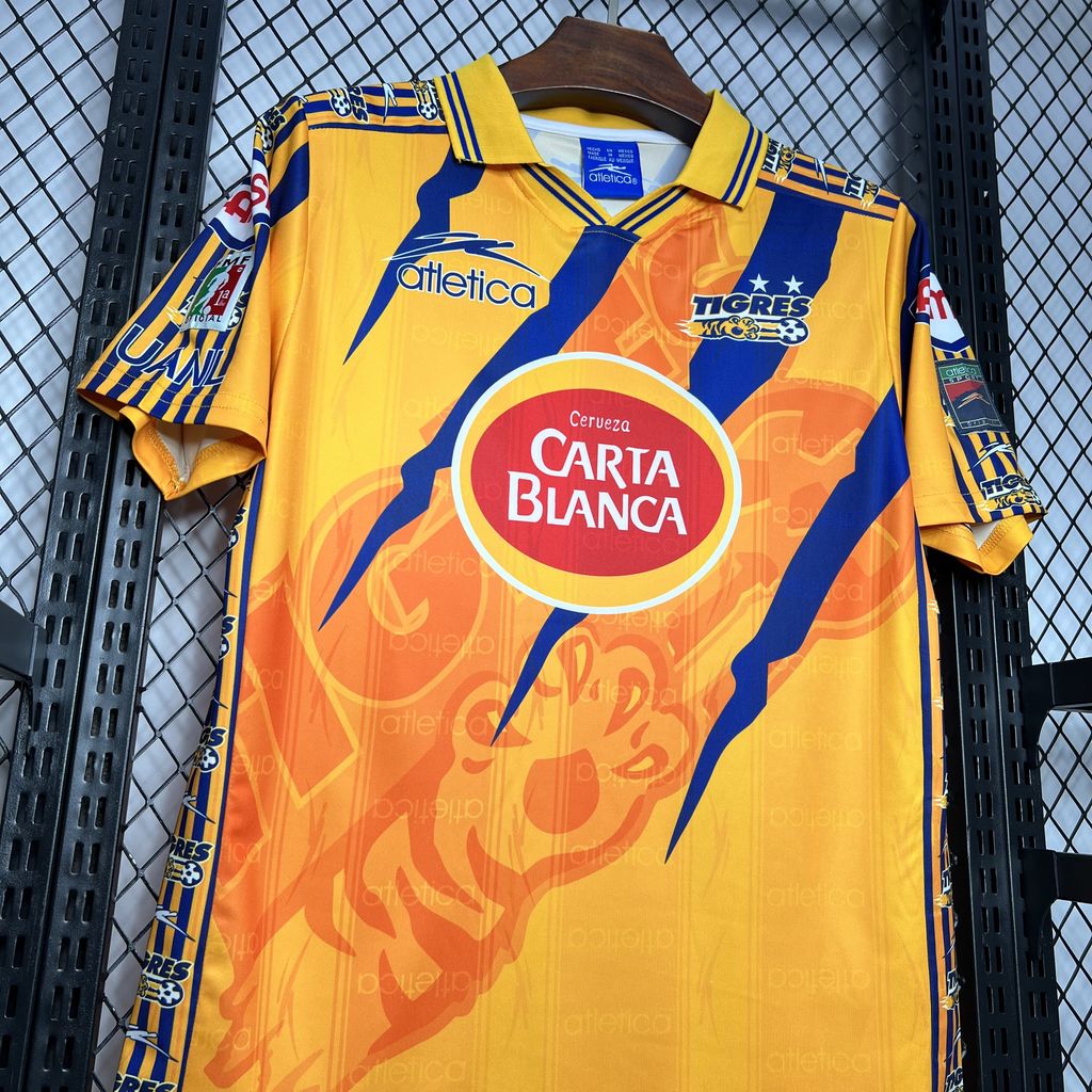 Retro Tigres UANL 1997-98 Home Stadium Jersey - SOCCERDEALSHOP
