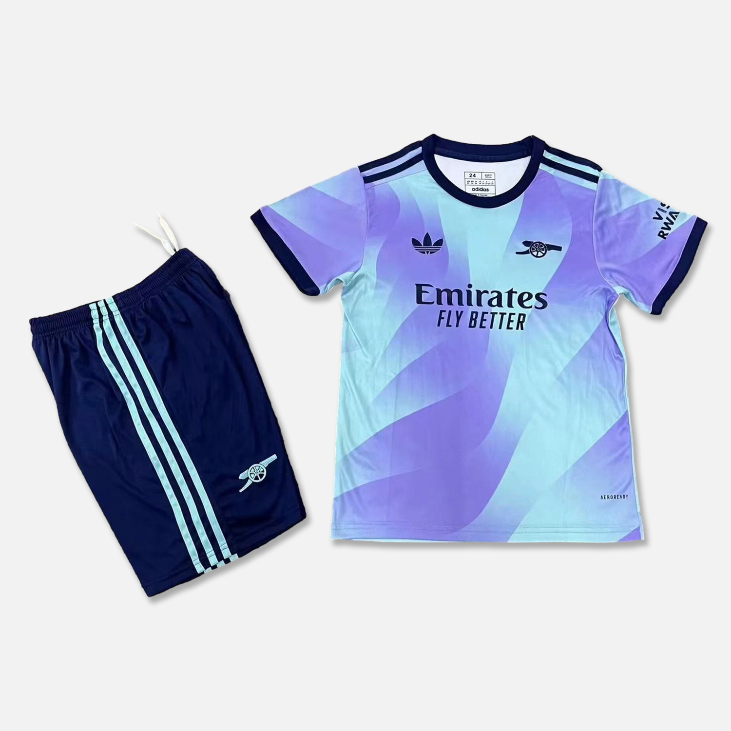 Arsenal 24-25 Third Kids Kit - SOCCERDEALSHOP