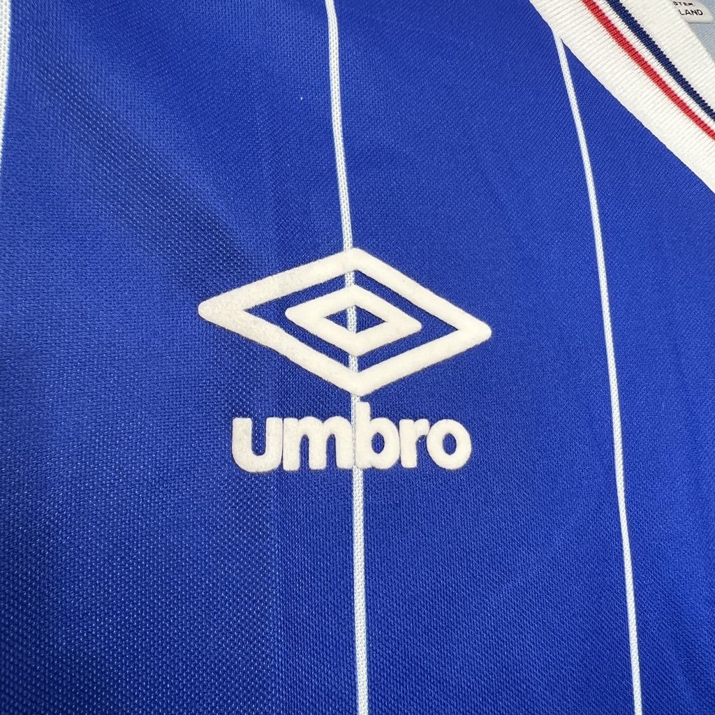Retro Glasgow Rangers 1982-83 Home Stadium Jersey - SOCCERDEALSHOP