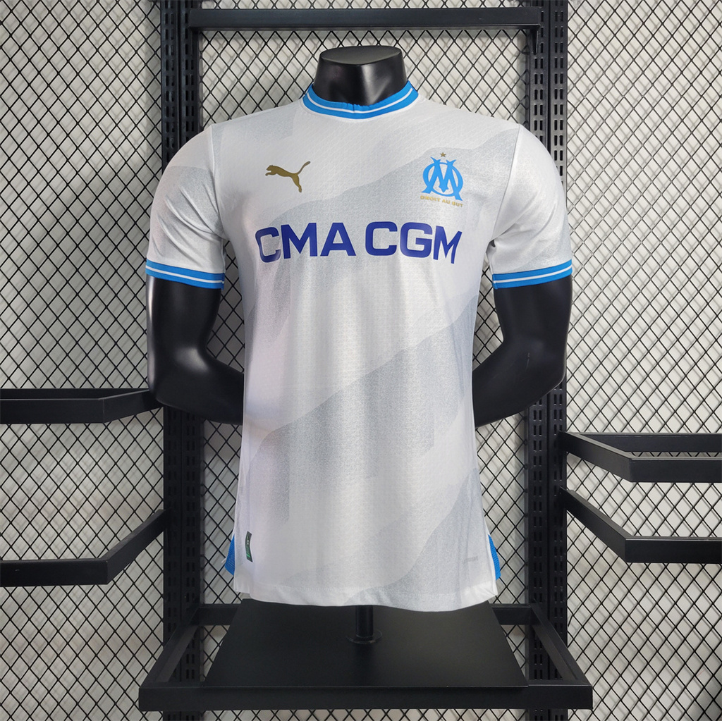 Marseille 23-24 Home Stadium Jersey - Player Version - SOCCERDEALSHOP