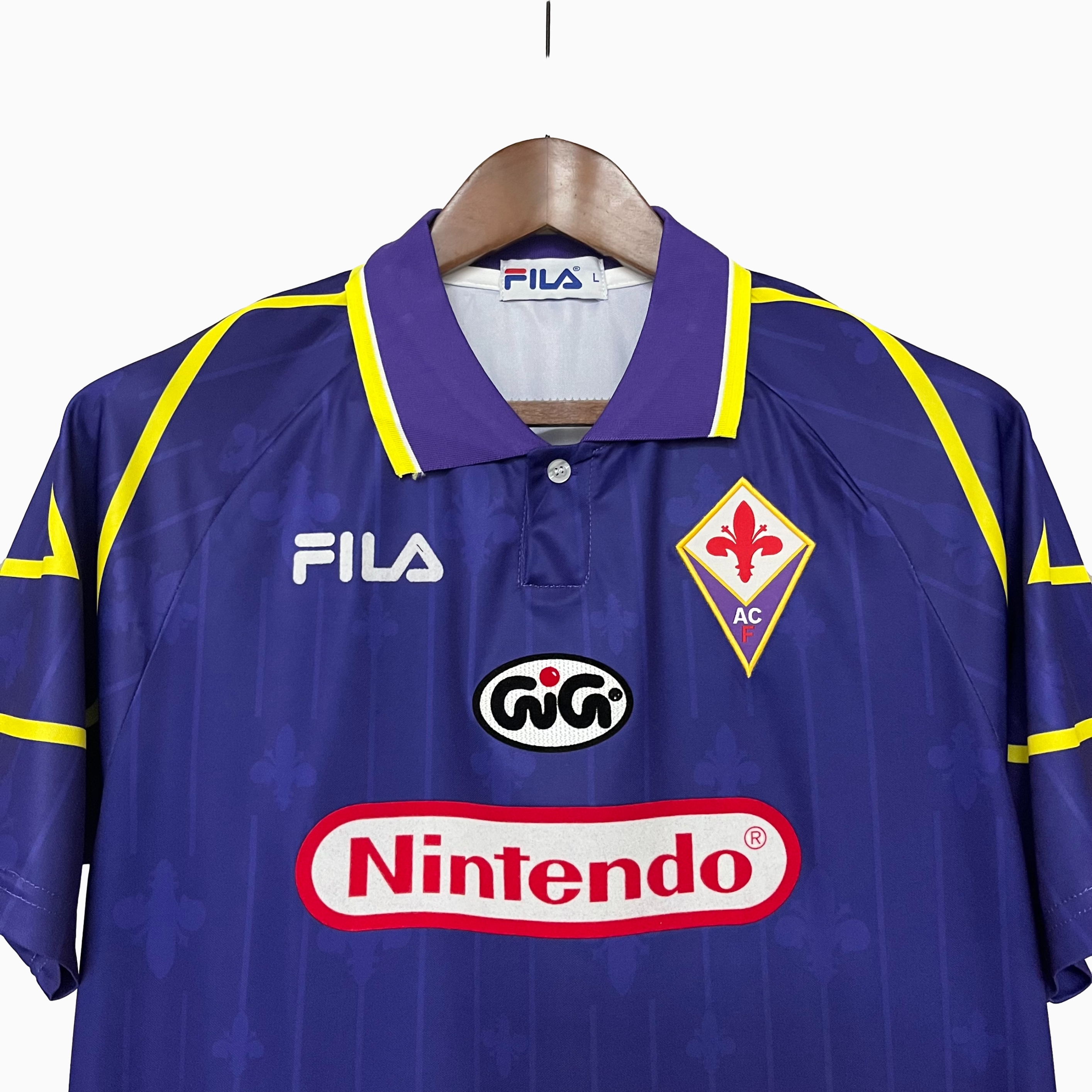 Retro Fiorentina 1997-98 Home Stadium Jersey - SOCCERDEALSHOP