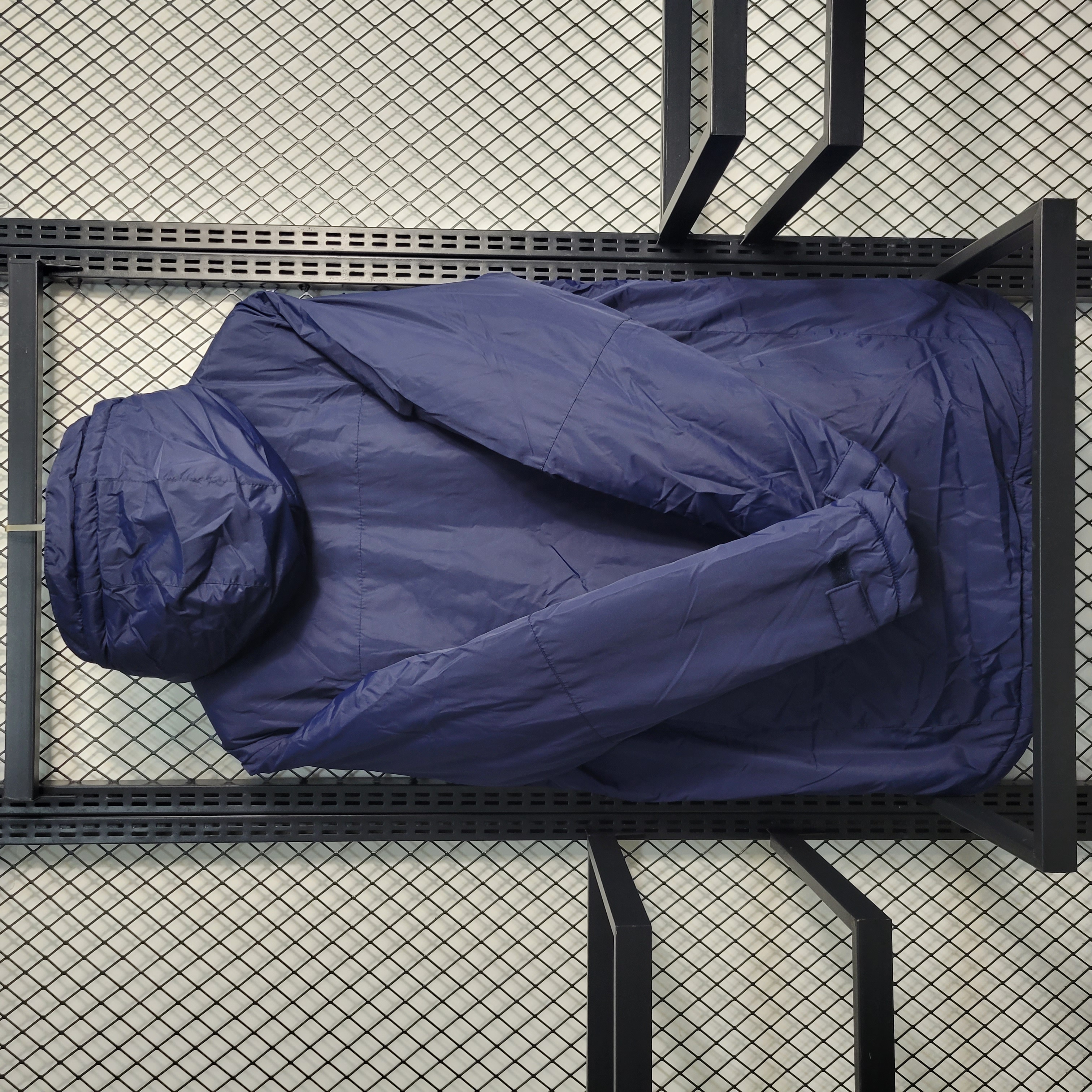 Italy 23-24 Men's Hooded Thermal Cotton Jacket - Blue - SOCCERDEALSHOP