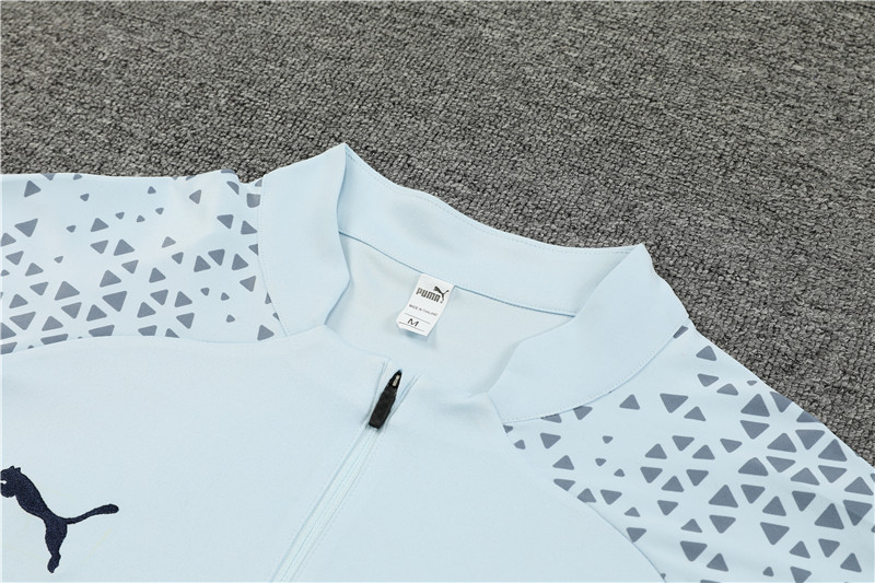 Marseille 23-24 Long Sleeve Training Set -Light Grey - SOCCERDEALSHOP