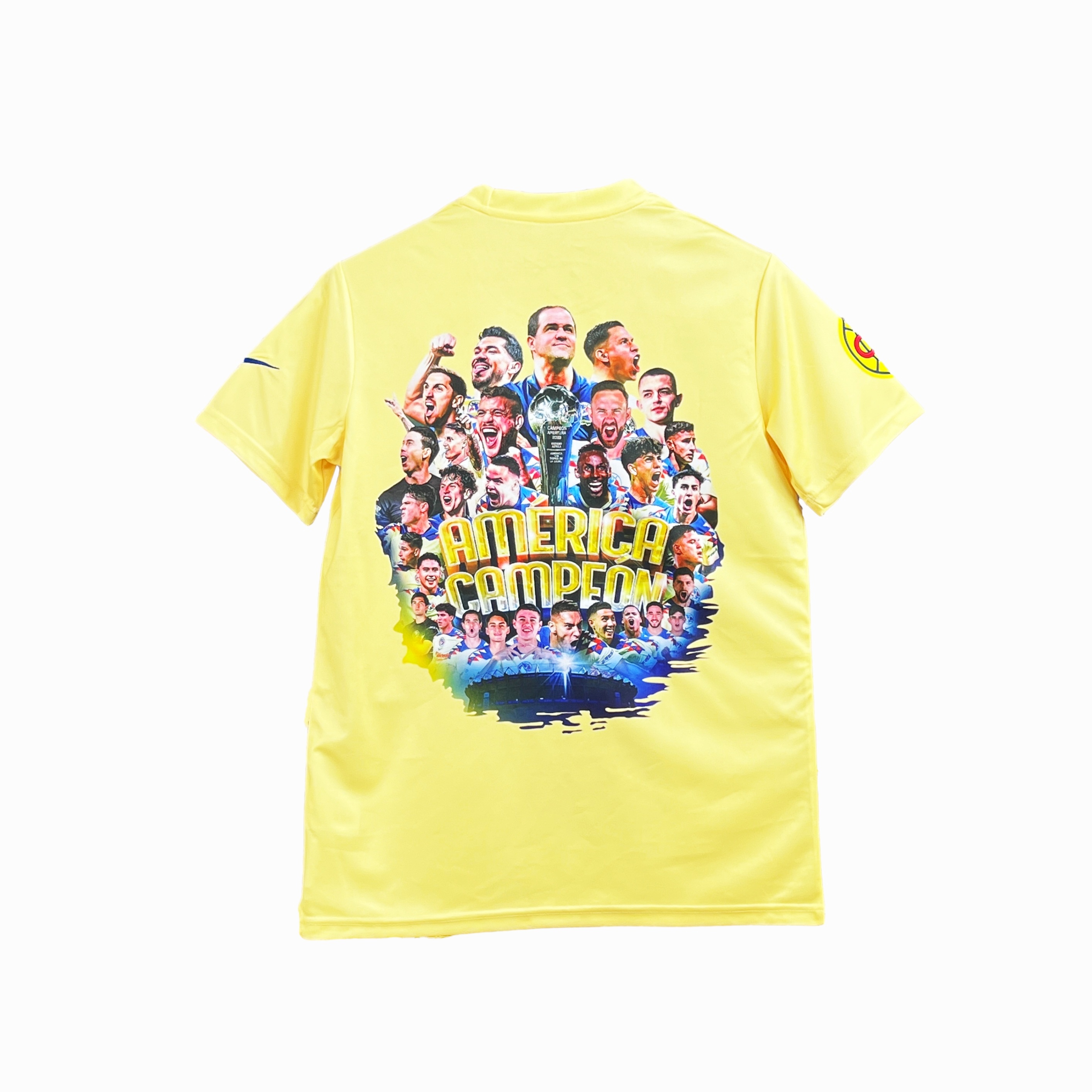 América 23-24 Champion Commemorative Edition Jersey - Fans Version - Yellow - SOCCERDEALSHOP